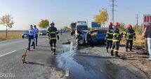 Stire din Eveniment : Patru persoane rănite, printre care un copil de șapte ani, într-un accident pe DN2