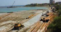 Stire din Social : Plaje ca la Miami pe litoralul românesc.  Se refac digurile și se lățesc porțiunile  cu nisip la Mamaia și Eforie