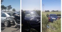 Stire din Eveniment : GALERIE FOTO / GRAV ACCIDENT RUTIER LA IEȘIRE DIN CONSTANȚA!