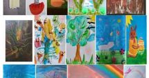 Stire din Cultură-Educație : Expoziție virtuală la Galeria "Virgil Coman". O fetiță de 4 anișori, cea mai mică artistă