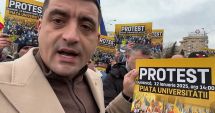Stire din Actualitate : Liderul AUR, George Simion, s-a alaturat protestatarilor din Piața Victoriei. De ce au ieșit în stradă