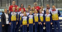 Gimnastele din proiectul „Ţară, țară, vrem campioane!”, medaliate la concursul internaţional de la Ghent
