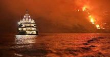 Arestări în Grecia după incendii provocate de artificii trase de pe o navă
