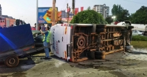 Stire din Eveniment : Grav accident rutier,  la intrarea în Constanța