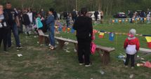 Stire din Social : Galerie foto. Mormane de gunoaie și grâu călcat în picioare de petrecăreți, după 1 Mai