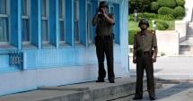 Focuri de armă la granița dintre cele două Corei. Un soldat nord-coreean a dezertat