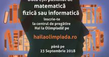 Stire din Cultură-Educație : "Hai la olimpiadă". Elevii constănțeni, așteptați  în centrele de pregătire de performanță