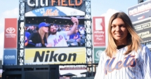 Stire din Sport : Simona Halep,  în centrul atenției  unui meci de baseball