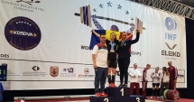 Stire din Sport : Halterofilă de la CS Farul, dublă campioană europeană de juniori