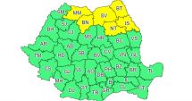 Stire din Social : Atenționare meteorologică de cod galben. Șase județe afectate