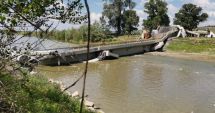 Stire din Eveniment : Descoperire șocantă: podul de la Neamț avea polistiren în structura de rezistență și fier mâncat de rugină