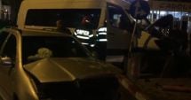 Stire din Eveniment : Microbuz cu suporteri implicat într-un accident rutier. Fanii se întorceau de la un meci de handbal