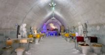Stire din Social : Galerie foto. Duminică se deschide noul Hotel de Gheață de la Bâlea Lac