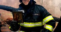 Stire din Eveniment : O icoană cu Maica Domnului și Pruncul Sfânt, singura care nu a ars în urma unui incendiu