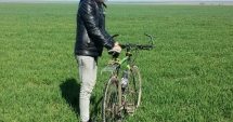 A intrat ilegal în România pe… bicicletă