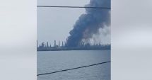 Stire din Social : Ministerul Mediului: Fumul din incendiul de la Petromidia se îndreaptă spre mare. Nu sunt depășiri de particule în zonă