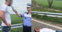 Stire din Eveniment : Șofer beat, prins pe autostradă. Bărbatul a "leșinat" când a suflat în etilotest