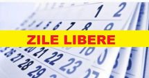 Stire din Social : Zile libere 2018: Salariații vor avea trei zile nelucrătoare în luna mai