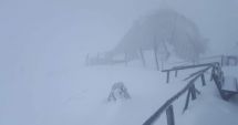 Ninge de ore bune pe Transfăgărășan! Stratul de zăpadă depășește deja 10 centimetri