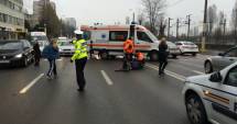 Stire din Eveniment : GALERIE FOTO și VIDEO / ACCIDENT RUTIER pe bulevardul Brătianu. Minor lovit pe trecerea de pietoni