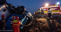 Stire din Eveniment : ACCIDENT RUTIER MORTAL, după ce un șofer s-a răsturnat cu mașina