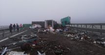 Stire din Eveniment : Accident rutier pe Autostrada Soarelui. Cum se circulă la această oră
