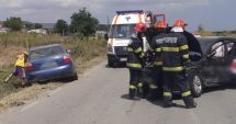 Stire din Eveniment : Galerie foto. Grav accident rutier în județul Constanța, cu patru victime! Intervine elicopterul SMURD