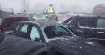 Stire din Actualitate : VIDEO INCREDIBIL. Accident ÎN LANȚ pe autostradă! Un mort și 71 de răniți, după ce 131 de mașini s-au tamponat