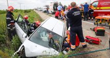 Stire din Eveniment : ATENȚIE, IMAGINI ȘOCANTE! ACCIDENT RUTIER pe DN 5, soldat cu trei victime