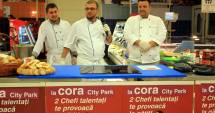Stire din Social : Cora City Park a încântat simțurile clienților cu un cooking show condus de doi chefi talentați