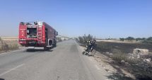 Stire din Eveniment : Trafic îngreunat, din cauza unui incendiu de vegetație între Ciocârlia de Sus și Lanurile