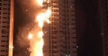 Stire din Actualitate : Încă un incendiu de proporții. Un turn din Emirate, cuprins de flăcări