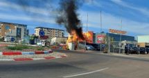 Stire din Eveniment : Incendiu la o conductă de gaz în Constanța