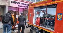 Stire din Eveniment : Clipe de groază la un cămin studențesc, după izbucnirea unui incendiu. 130 de persoane s-au autoevacuat