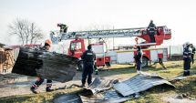 Stire din Eveniment : Incendiu devastator la Medgidia.  18 familii au rămas fără case