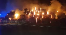 Stire din Eveniment : Piroman prins, la Poarta Albă. A incendiat mii de baloți de paie