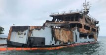 Stire din Economie : Incendiu devastator pe un mega yacht