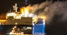 Incendiu la bordul unui ferry-boat