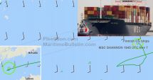 Stire din Eveniment : Incendiu la bordul unui portcontainer