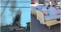 Stire din Eveniment : Incendiu la Maternitatea din Iași. Mamele care au născut scoase cu paturile în stradă