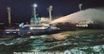 Stire din Economie : Incendiu pe o navă în Marea Neagră