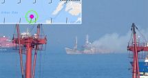 Stire din Economie : Incendiu pe o navă la Vladivostok. Comandantul a fost internat
