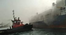 Stire din Economie : Incendiu pe o navă ro-ro