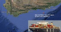 Stire din Economie : Incendiu pe un portcontainer, în apropierea Africii de Sud