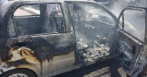 Stire din Eveniment : O fetiță de 10 ani s-a ales cu arsuri grave după ce mașina în care se afla a luat foc