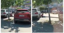 Stire din Eveniment : O tânără de 23 ani, lovită pe stradă de un necunoscut. „A dat-o cu capul de mașină!”