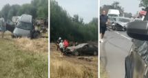 Stire din Eveniment : Plan Roșu de intervenție. Opt persoane implicate într-un accident rutier, printre care și minori