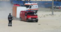 Stire din Eveniment : La un pas de înec, în Portul Constanța! Au intervenit pompierii