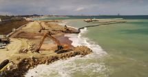 Stire din Social : Apele Române Dobrogea – Litoral a finalizat înnisiparea plajei din Eforie
