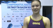 Stire din Sport : Încă un record mondial pentru o înotătoare de la CSM Constanța